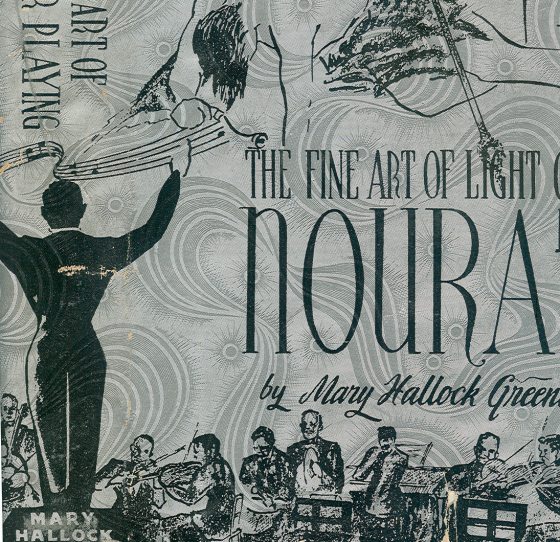 an illustration of a person conducting an orchestra 